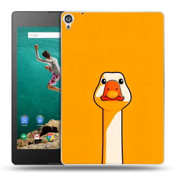 Пластиковый чехол на Google Nexus 9 с принтом Смешная утка