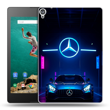 Пластиковый чехол на Google Nexus 9 с принтом Mercedes Мерседес
