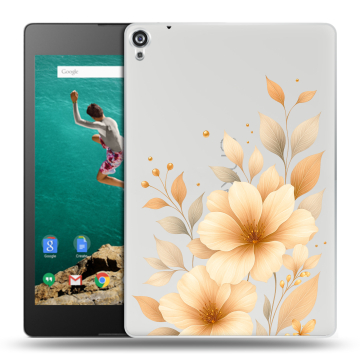 Пластиковый чехол на Google Nexus 9 с принтом для девушки