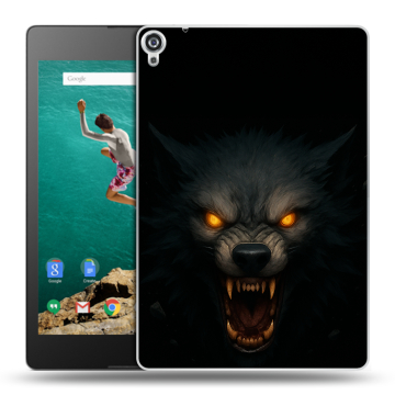 Пластиковый чехол на Google Nexus 9 с принтом Волк