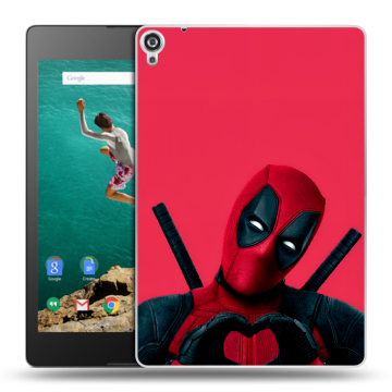 Пластиковый чехол на Google Nexus 9 с принтом Дедпул Deadpool