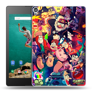 Пластиковый чехол на Google Nexus 9 с принтом Gravity Falls Гравити Фолз