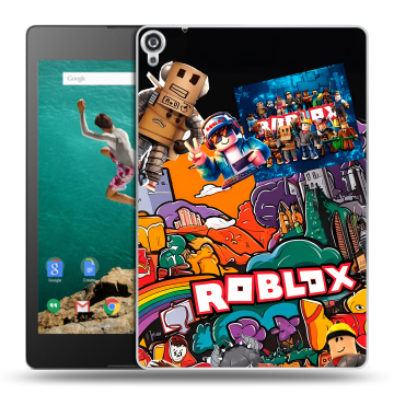 Пластиковый чехол на Google Nexus 9 с принтом Roblox Роблокс Пластиковый чехол на Google Nexus 9 с принтом Roblox Роблокс