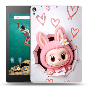 Пластиковый чехол на Google Nexus 9 с принтом Labubu Лабубу Пластиковый чехол на Google Nexus 9 с принтом Labubu Лабубу