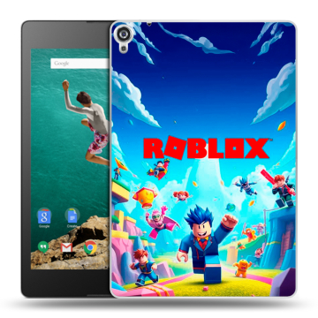 Пластиковый чехол на Google Nexus 9 с принтом Roblox Роблокс
