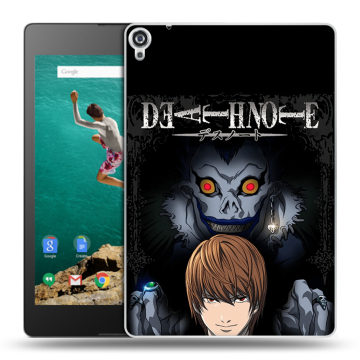 Пластиковый чехол на Google Nexus 9 с принтом Death note Тетрадь смерти