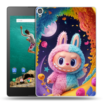 Пластиковый чехол на Google Nexus 9 с принтом Labubu Лабубу