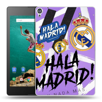 Пластиковый чехол на Google Nexus 9 с принтом Real Madrid Реал Мадрид