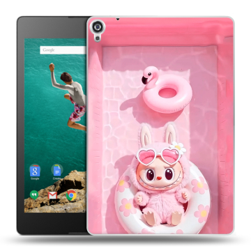 Пластиковый чехол на Google Nexus 9 с принтом Labubu Лабубу