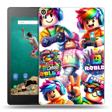 Пластиковый чехол на Google Nexus 9 с принтом Roblox Роблокс Пластиковый чехол на Google Nexus 9 с принтом Roblox Роблокс