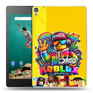 Пластиковый чехол на Google Nexus 9 с принтом Roblox Роблокс Пластиковый чехол на Google Nexus 9 с принтом Roblox Роблокс