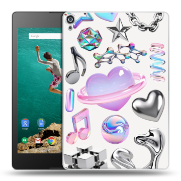 Пластиковый чехол на Google Nexus 9 с принтом Y2K