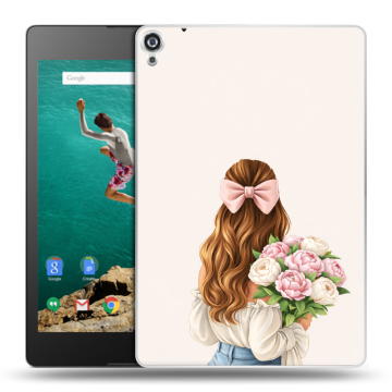 Пластиковый чехол на Google Nexus 9 с принтом женский Пластиковый чехол на Google Nexus 9 с принтом женский