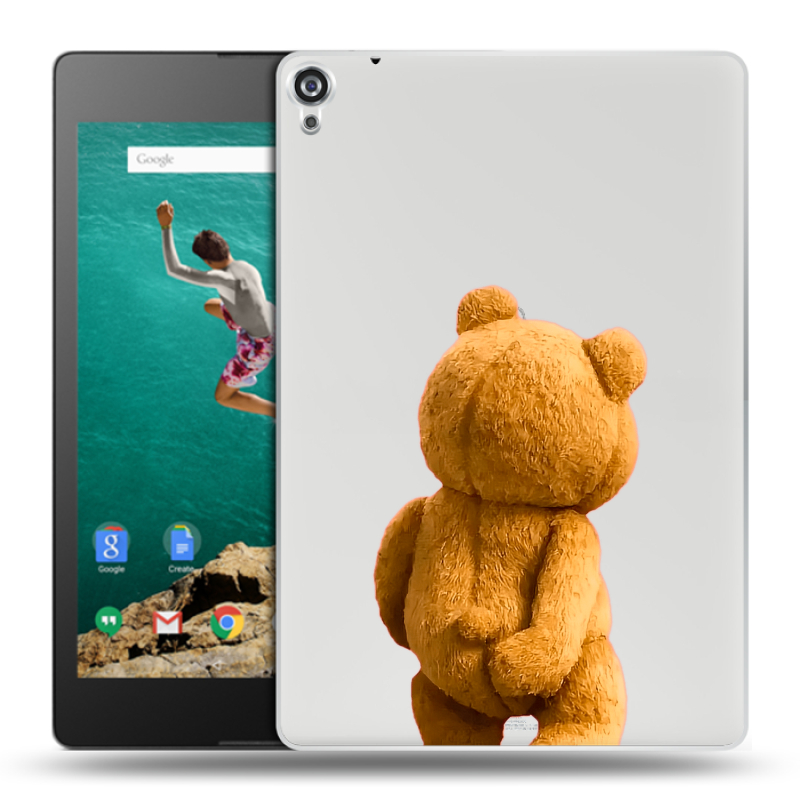 Пластиковый чехол на Google Nexus 9 с принтом Медведь Пластиковый чехол на Google Nexus 9 с принтом Медведь