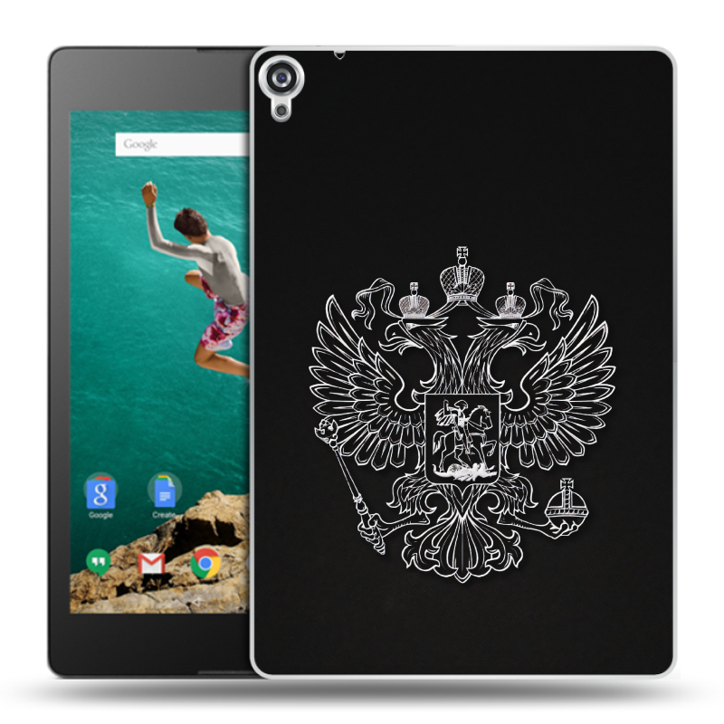 Пластиковый чехол на Google Nexus 9 с принтом Герб России Пластиковый чехол на Google Nexus 9 с принтом Герб России