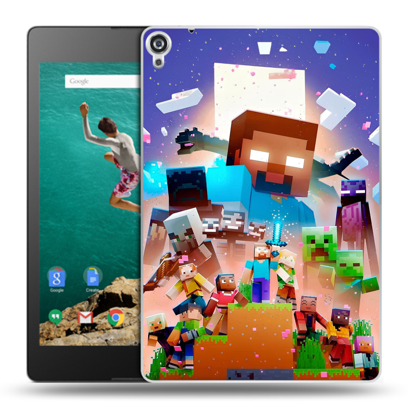 Пластиковый чехол на Google Nexus 9 с принтом Майнкрафт Minecraft Пластиковый чехол на Google Nexus 9 с принтом Майнкрафт Minecraft