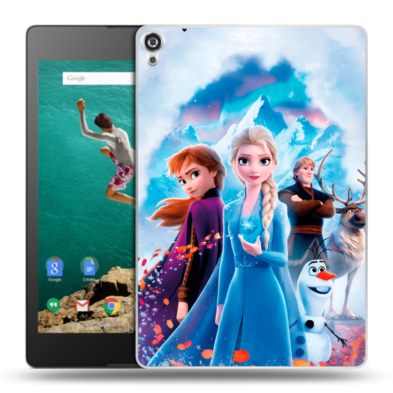 Пластиковый чехол на Google Nexus 9 с принтом Холодное сердце Frozen Пластиковый чехол на Google Nexus 9 с принтом Холодное сердце Frozen