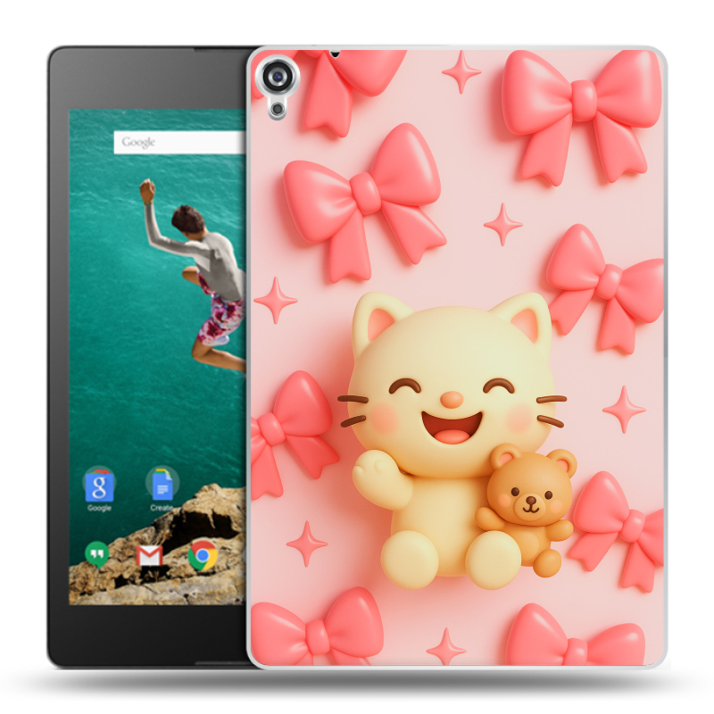 Пластиковый чехол на Google Nexus 9 с принтом для девочек Пластиковый чехол на Google Nexus 9 с принтом для девочек