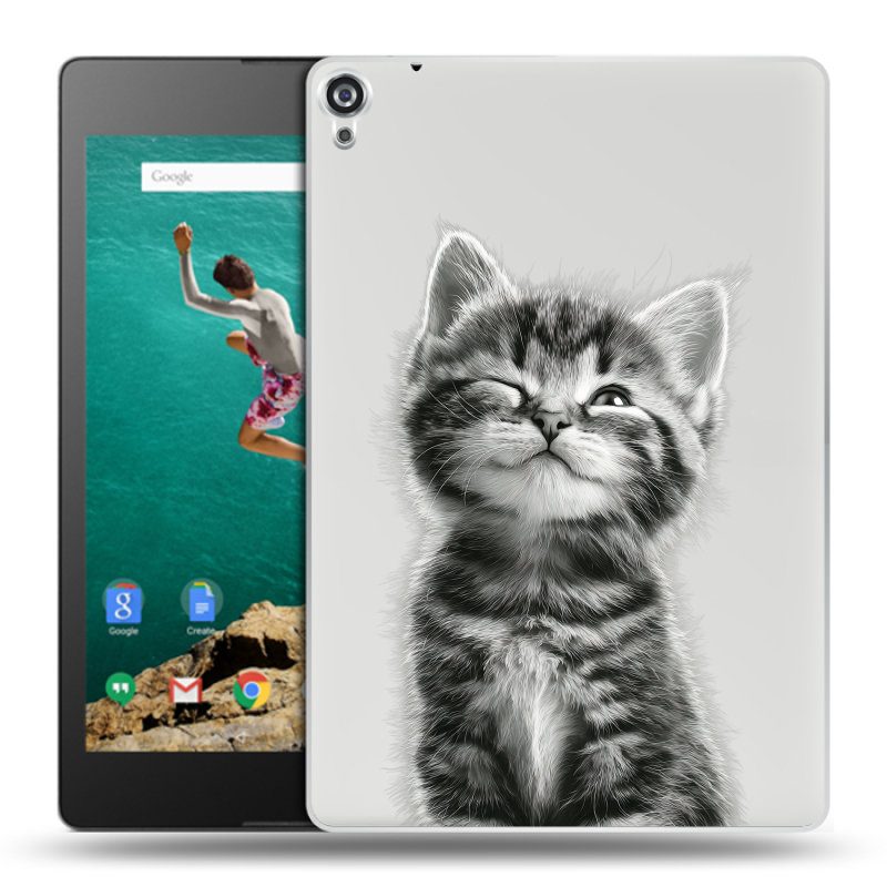 Пластиковый чехол на Google Nexus 9 с принтом Котенок Пластиковый чехол на Google Nexus 9 с принтом Котенок