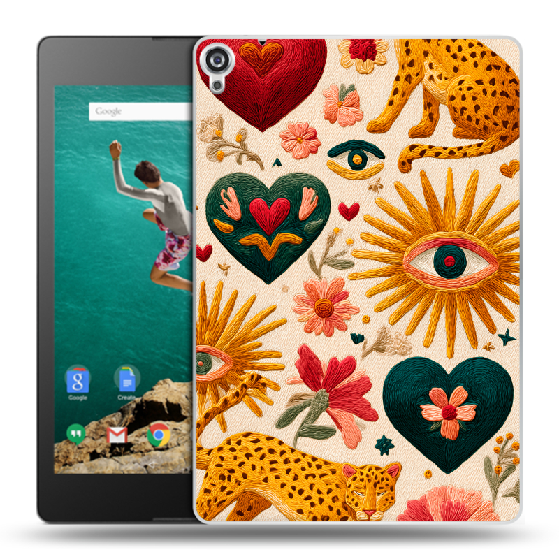 Пластиковый чехол на Google Nexus 9 с принтом Модный принт Пластиковый чехол на Google Nexus 9 с принтом Модный принт