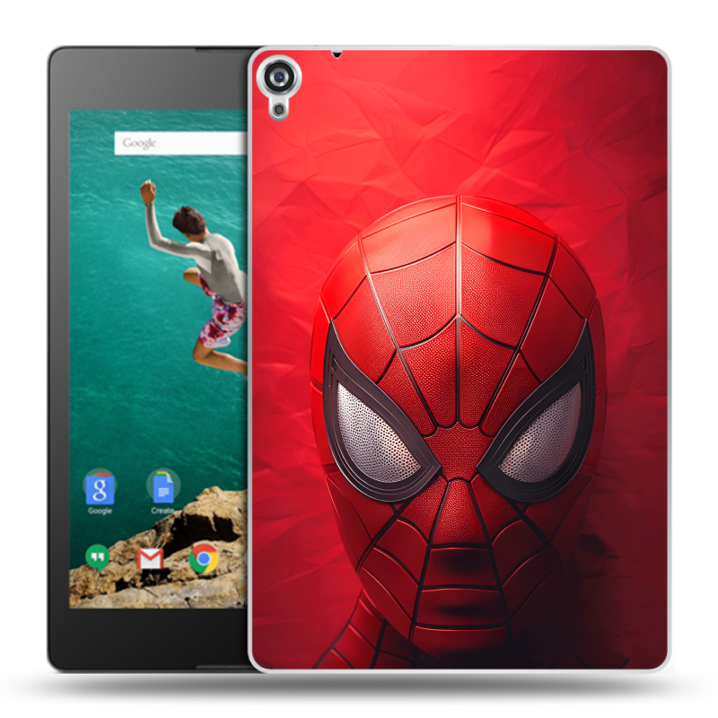 Пластиковый чехол на Google Nexus 9 с принтом Spiderman Человек паук Пластиковый чехол на Google Nexus 9 с принтом Spiderman Человек паук