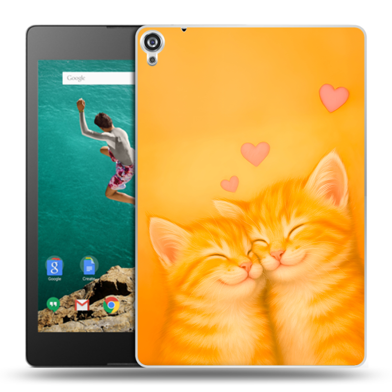 Пластиковый чехол на Google Nexus 9 с принтом Милые котята Пластиковый чехол на Google Nexus 9 с принтом Милые котята