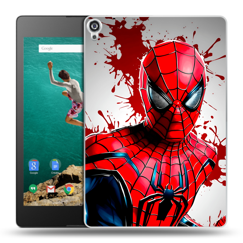 Пластиковый чехол на Google Nexus 9 с принтом Spiderman Человек паук Пластиковый чехол на Google Nexus 9 с принтом Spiderman Человек паук