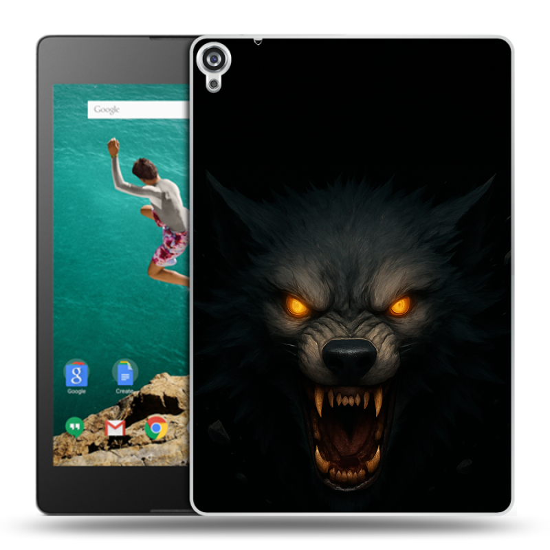 Пластиковый чехол на Google Nexus 9 с принтом Волк Пластиковый чехол на Google Nexus 9 с принтом Волк