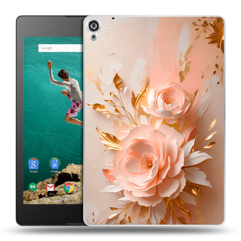 Пластиковый чехол на Google Nexus 9 с принтом женский Пластиковый чехол на Google Nexus 9 с принтом женский