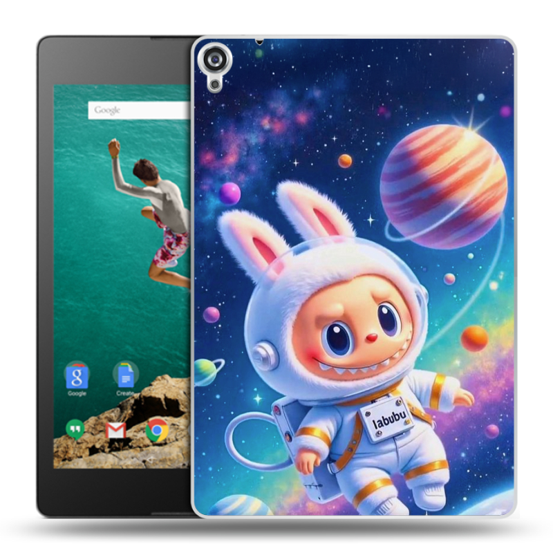 Пластиковый чехол на Google Nexus 9 с принтом Labubu Лабубу Пластиковый чехол на Google Nexus 9 с принтом Labubu Лабубу