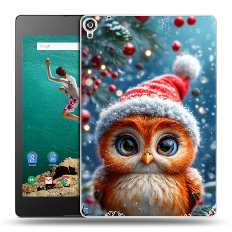 Пластиковый чехол на Google Nexus 9 с принтом Новый год Пластиковый чехол на Google Nexus 9 с принтом Новый год