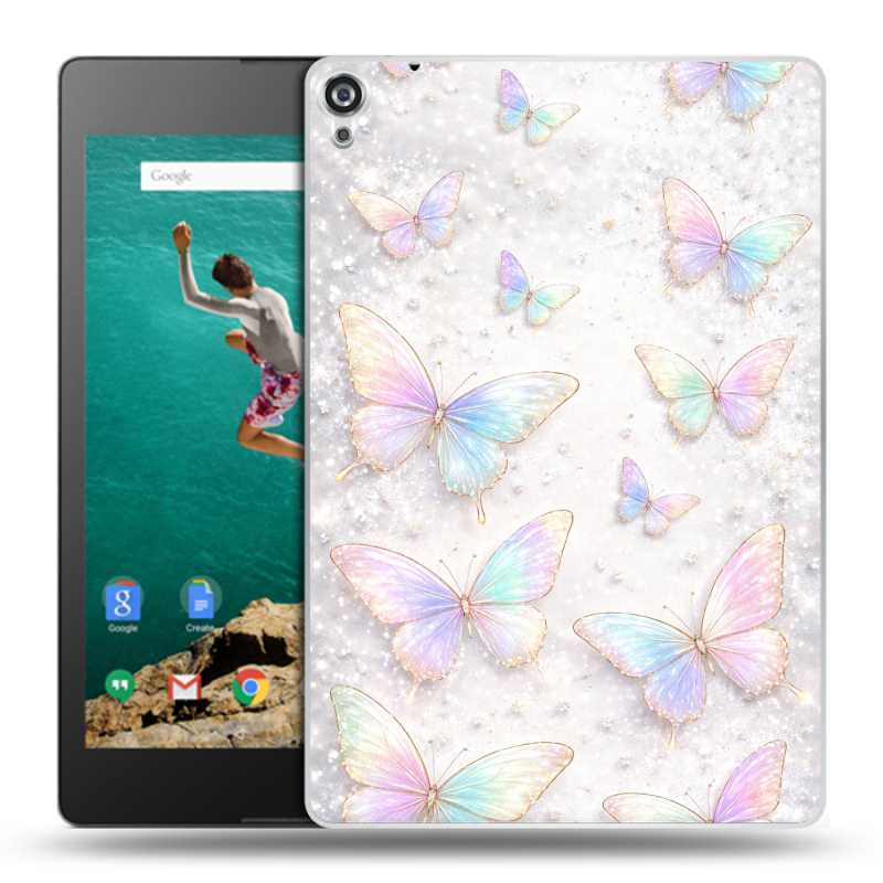 Пластиковый чехол на Google Nexus 9 с принтом женский Пластиковый чехол на Google Nexus 9 с принтом женский