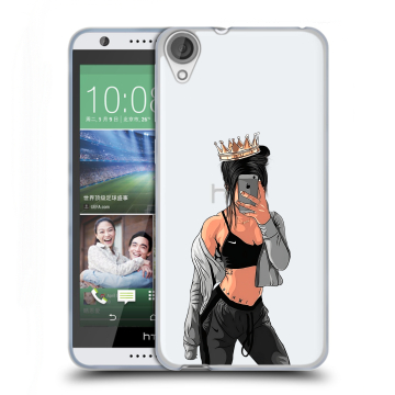 Силиконовый чехол на HTC Desire 820 с принтом Женские принты