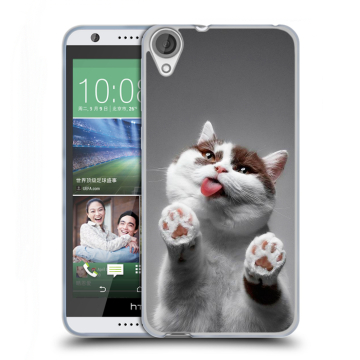Силиконовый чехол на HTC Desire 820 с принтом Коты