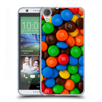 Силиконовый чехол на HTC Desire 820 с принтом Конфеты