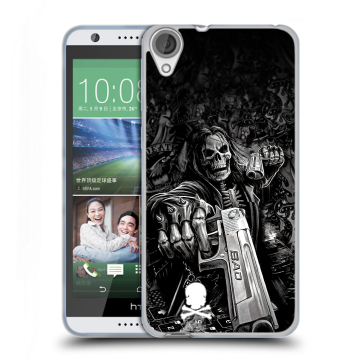 Силиконовый чехол на HTC Desire 820 с принтом Скелет