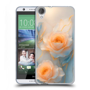 Силиконовый чехол на HTC Desire 820 с принтом Женский