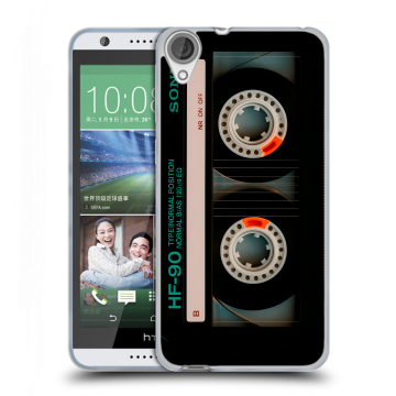 Силиконовый чехол на HTC Desire 820 с принтом Кассета