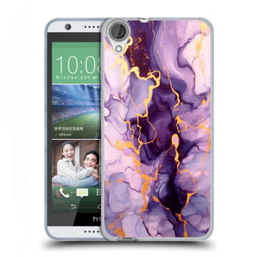 Силиконовый чехол на HTC Desire 820 с принтом Мрамор