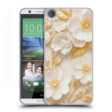 Силиконовый чехол на HTC Desire 820 с принтом Цветы
