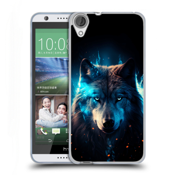 Силиконовый чехол на HTC Desire 820 с принтом Волк ночной Силиконовый чехол на HTC Desire 820 с принтом Волк ночной