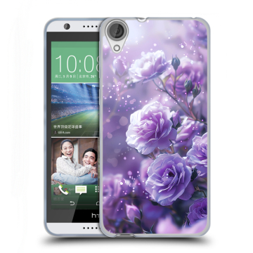 Силиконовый чехол на HTC Desire 820 с принтом Розы цветы Силиконовый чехол на HTC Desire 820 с принтом Розы цветы