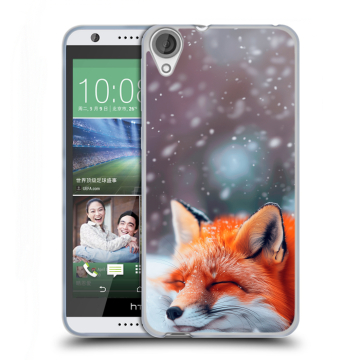 Силиконовый чехол на HTC Desire 820 с принтом лиса