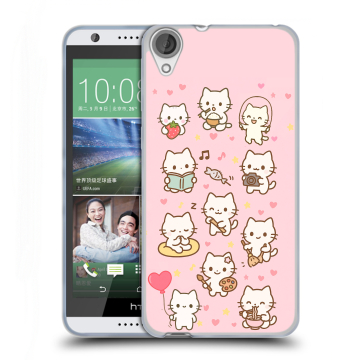 Силиконовый чехол на HTC Desire 820 с принтом Hello Kitty Хелоу Кити