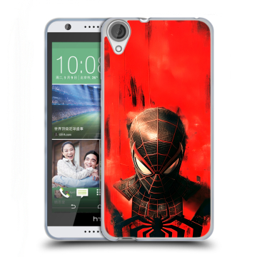 Силиконовый чехол на HTC Desire 820 с принтом человек паук spiderman