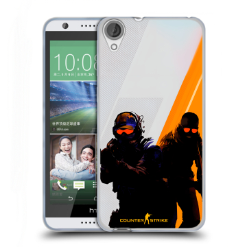 Силиконовый чехол на HTC Desire 820 с принтом Контер страйк Counter strike