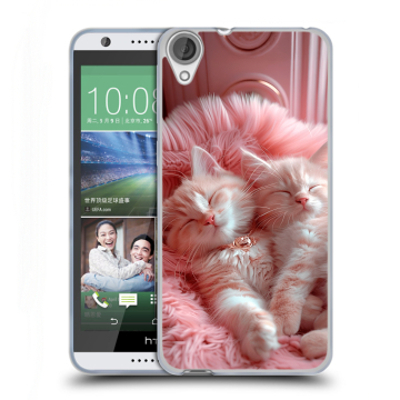 Силиконовый чехол на HTC Desire 820 с принтом котята котики Силиконовый чехол на HTC Desire 820 с принтом котята котики
