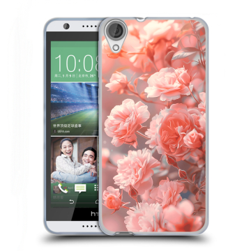 Силиконовый чехол на HTC Desire 820 с принтом Розы цветы