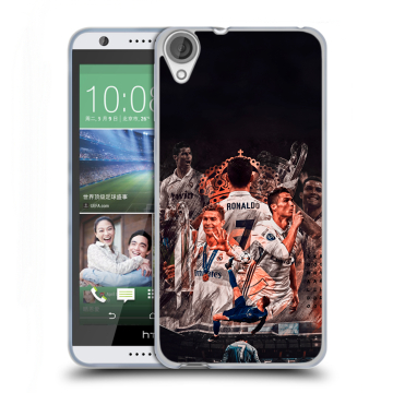 Силиконовый чехол на HTC Desire 820 с принтом Реал Роналдо Real Ronaldo Силиконовый чехол на HTC Desire 820 с принтом Реал Роналдо Real Ronaldo