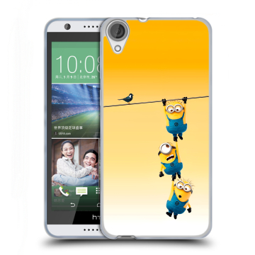 Силиконовый чехол на HTC Desire 820 с принтом Миньоны